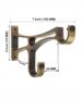 Double Curtain Bracket – Antique Brass Finish (Pack of 2) - Image 2
