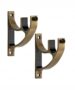 Curtain Bracket – Antique Brass Finish (Pack of 2)