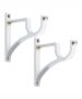 Curtain Bracket – Chrome Finish (Pack of 2)