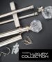 Crystal Steel Curtain Rod Silver 72-144 Inch