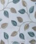Leaf Embroidered Polyester Curtain Fabric