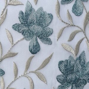 Leafy Floral Curtain Fabric