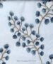 Leafy Embroidery Curtain Fabric - Image 2