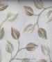 Leaf Embroidered Polyester Curtain Fabric - Image 2