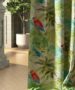Tropical Parrot Print Curtains for Living Room
