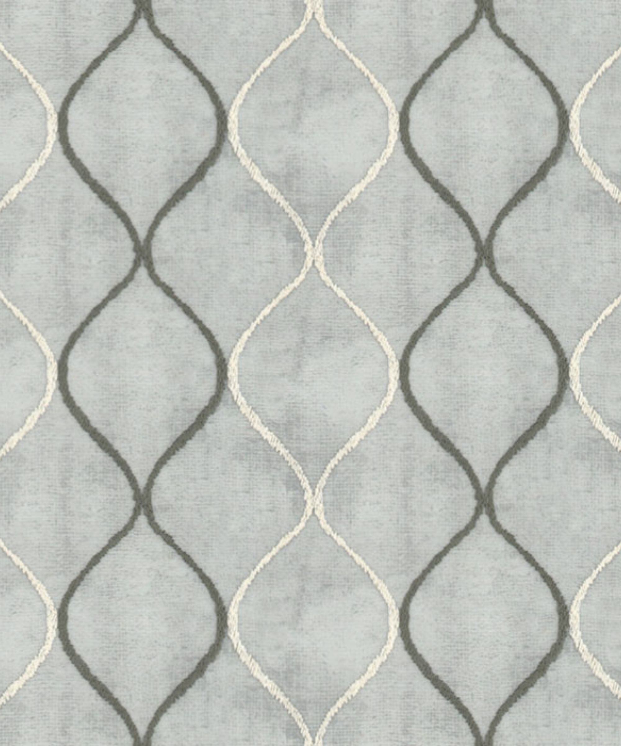 Geometric Sheer Curtain Fabric for Living Room - Kingdom Of Curtains, image size:2000x2400
