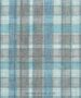 Blue Check Curtain Fabric