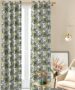 Floral Polyester Curtains for Bedroom