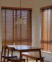 Custom Wooden Blinds for Windows – Walnut Finish
