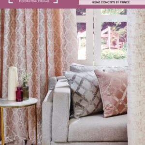 Damask Pattern Curtain Fabric