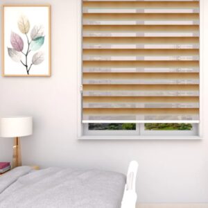 Zebra Window Blind in Paro Gold