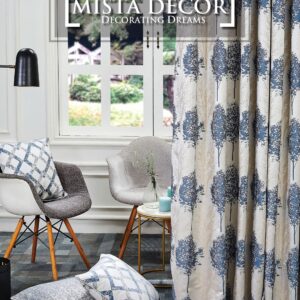 Geometric Curtain Fabric Design